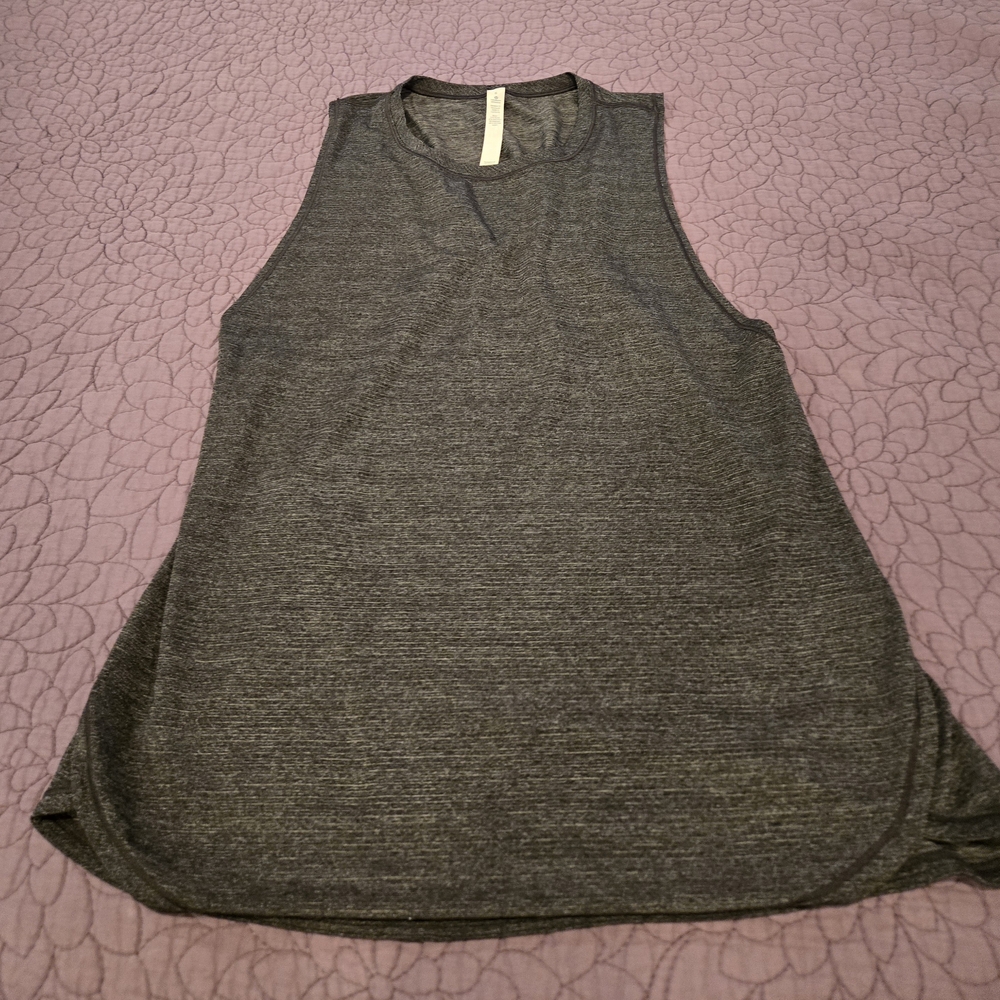 lululemon athletica Heathered Gray Muscle Tee